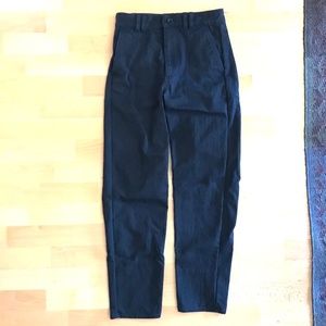 COS Pants stretch cotton Dark Blue Size 2